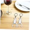 TOYZFRIENDY 3-Piece Metal Lobster Bottle Opener Keychains, Beer Bottle Openers with Integrated Key Rings for Parties, BBQs, and Restaurants view 4