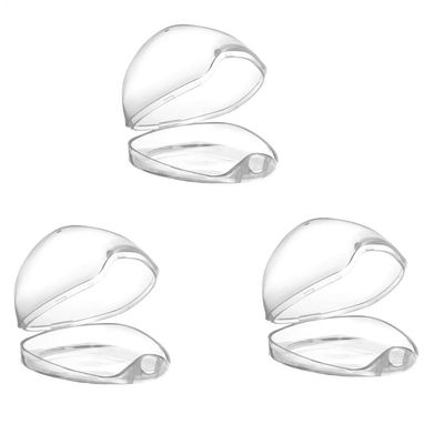 Pacifier Holder Boxes, 3-Pack, Lightweight and Transparent