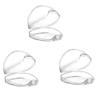 Pacifier Holder Boxes, 3-Pack, Lightweight and Transparent view 1