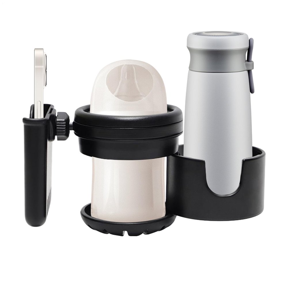 Multifunctional Cup Holder for Walkers and Strollers