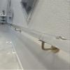 Custom Acrylic Handrail Set for Lucite Stairs, 50–700 cm, Adjustable Non-Slip Wall-Mounted, Transparent view 2