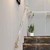 Custom Acrylic Handrail Set for Lucite Stairs, 50–700 cm, Adjustable Non-Slip Wall-Mounted, Transparent view 3