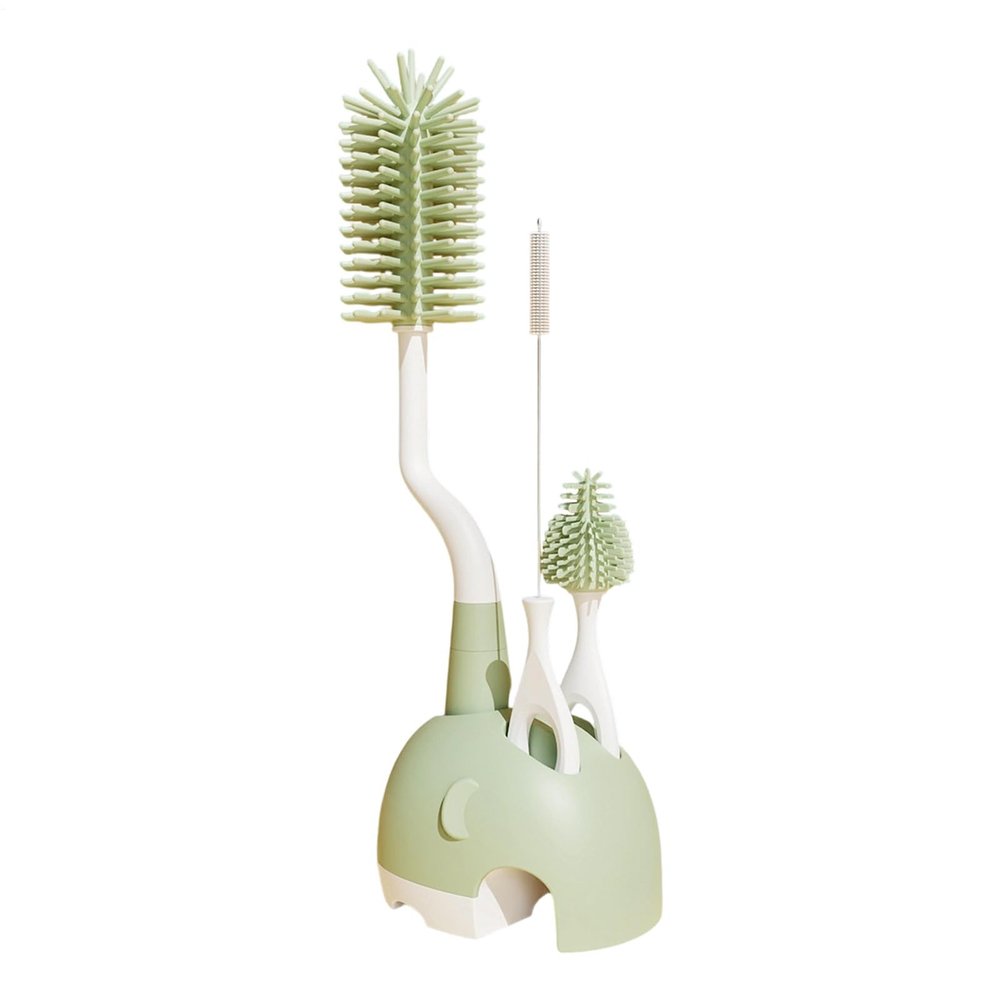 Baby Bottle Brush Set with Stand, 11.81-Inch Cleaning Kit
