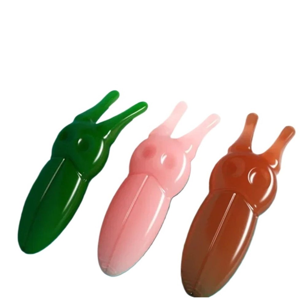 OZDTLP Resin Facial Lifting Gua Sha Tool, Y-Shaped Fork Massage Plate for Nose Trigger Points (Cicada Yellow)