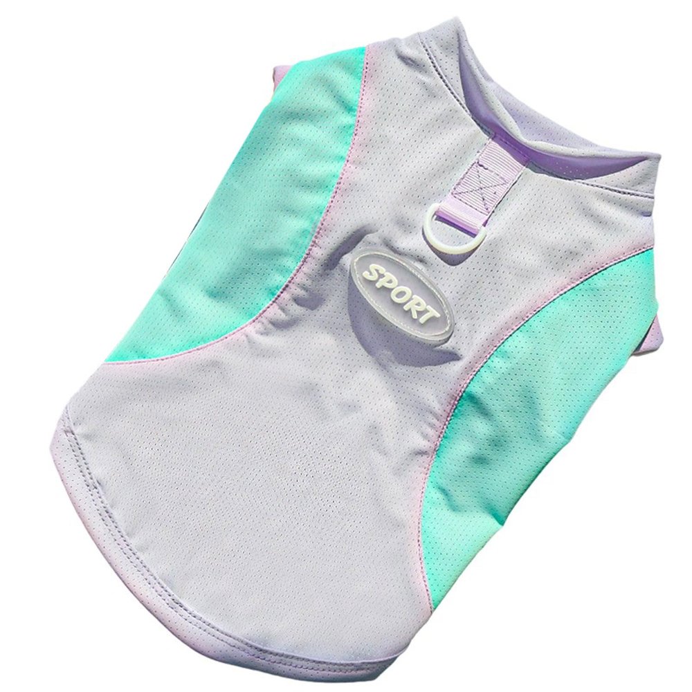 Hkfgdjdl Cooling Vest, Breathable Vest for Small to Large Dogs and Cats, Comfortable Pet Clothing, Lightweight, Polyester