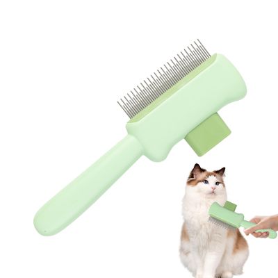 2-Pack Self-Cleaning Flea Comb for Cats & Dogs