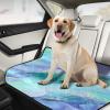 Washable Dog Mat, Non-Slip Mat for Airline Crates, 24 x 36 in + 36 x 42 in, Purple, Blue, Galaxy Star Waves, 2-Piece view 4