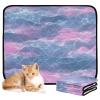 Reusable Washable Non-Slip Dog Training Pads, 20 x 24 in, Water Blue/Violet, 3-Pack view 1