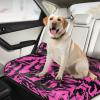 Water-Absorbent Dog Bowl Mat and Mud Mat, Washable, Non-Slip, 50.8 x 61 cm, Black and Peach Pet Print, 3-Pack view 4