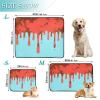 Washable Non-Slip Dog Pee Pads for Airplane Crates, 20 x 24 in, Colorful Aesthetic Art, 3-Pack view 2