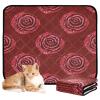 Reusable Non-Slip Pee Pads for Large Dogs, Beach, 50.8 x 61 cm, Red, 3-Pack view 1