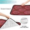 Reusable Non-Slip Pee Pads for Large Dogs, Beach, 50.8 x 61 cm, Red, 3-Pack view 3