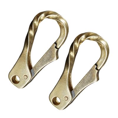 GARIOUANS 2 Pack Brass Lobster Clasps