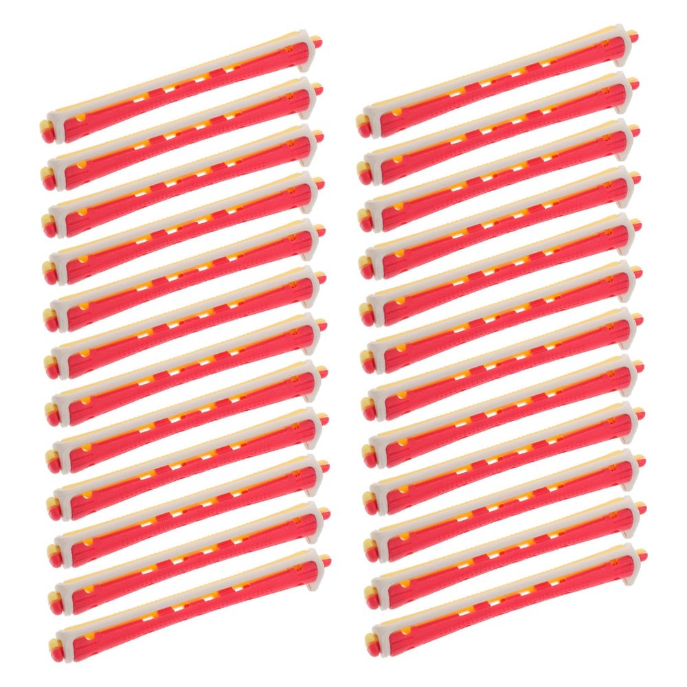 Gogogmee Plastic Hair Curlers, 24-Piece Set, Gentle Heatless Curls for Long and Short Hair