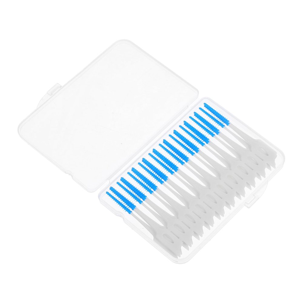 DECOMELODY 40-Piece Silicone Interdental Brushes, Compact