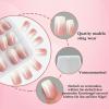 LunarCharm 144-Piece Ombre Square Press-On Nails, Medium view 4