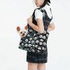 Lightweight Breathable Small Pet Shoulder Carrier, WZYCWB Panda Face Print view 2