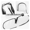 Lightweight Breathable Small Pet Shoulder Carrier, WZYCWB Panda Face Print view 4