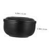 Stainless Steel Shaving Soap Bowl with Lid for Men’s Theme Parties view 2