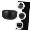Stainless Steel Shaving Soap Bowl with Lid for Men’s Theme Parties view 4