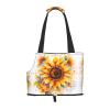WZYCWB Yellow Sunflower Print Pet Shoulder Bag for Small Pets view 1