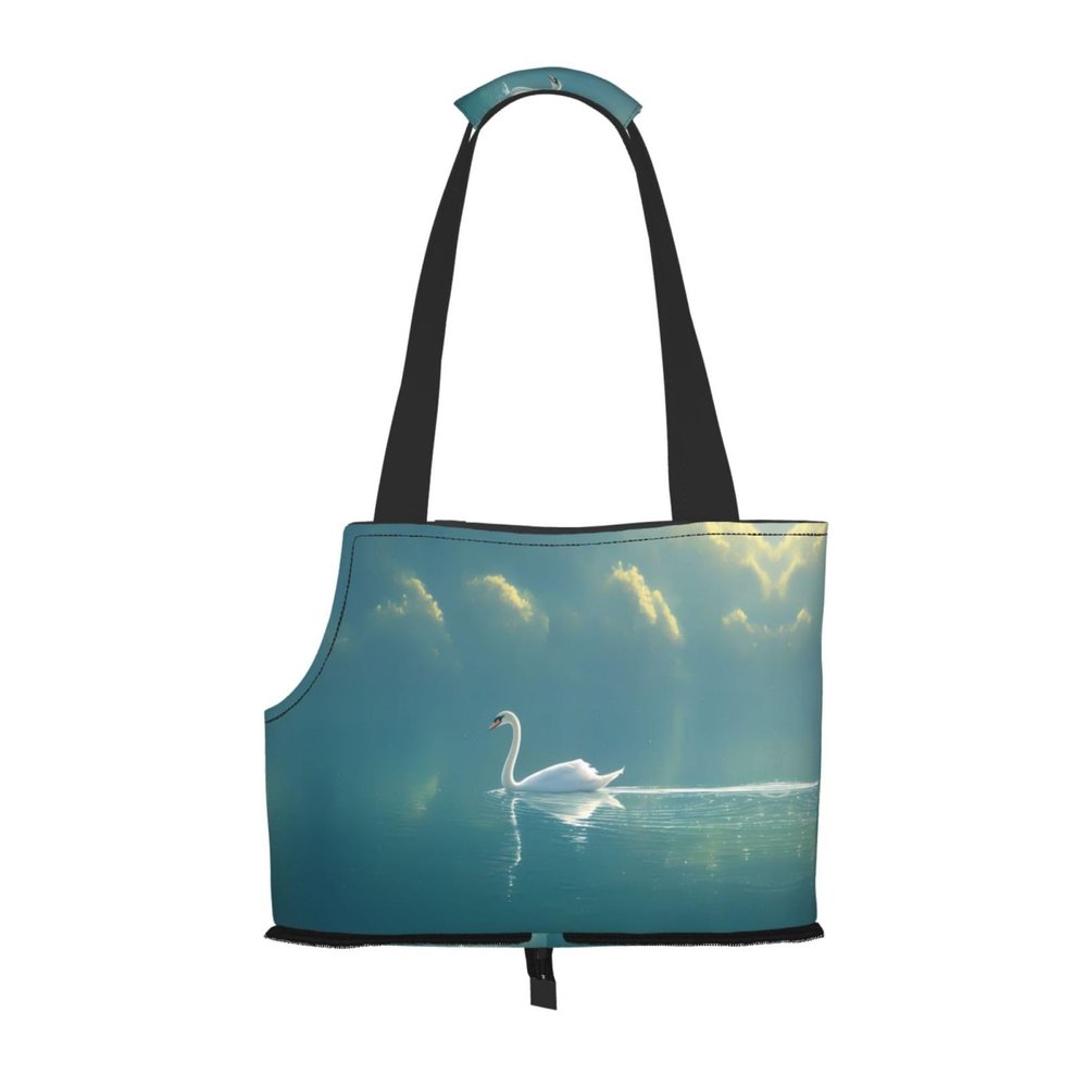 WZYCWB Middle Goose River Printed Pet Shoulder Bag for Small Pets