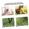 BESTonZON Spiral Ground Anchors for Dogs and Tents, 2-Piece, Iron, Silver view 3