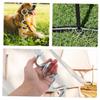 BESTonZON Spiral Ground Anchors for Dogs and Tents, 2-Piece, Iron, Silver view 4