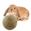 Rabbit Ball with Loops, Natural Rabbit Toy, Rabbit Accessory for Grooming, Playroom, Patio, Garden, Feeder, Farm, Home, Backyard, Indoor Use view 4
