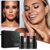 3-Piece Cream Contour Stick Set, Non-Greasy Long-Wear Face Sculpting Makeup view 4