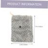 DECOMELODY Portable Wool Hamster Carrier with Drawstring view 2