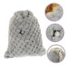 DECOMELODY Portable Wool Hamster Carrier with Drawstring view 3