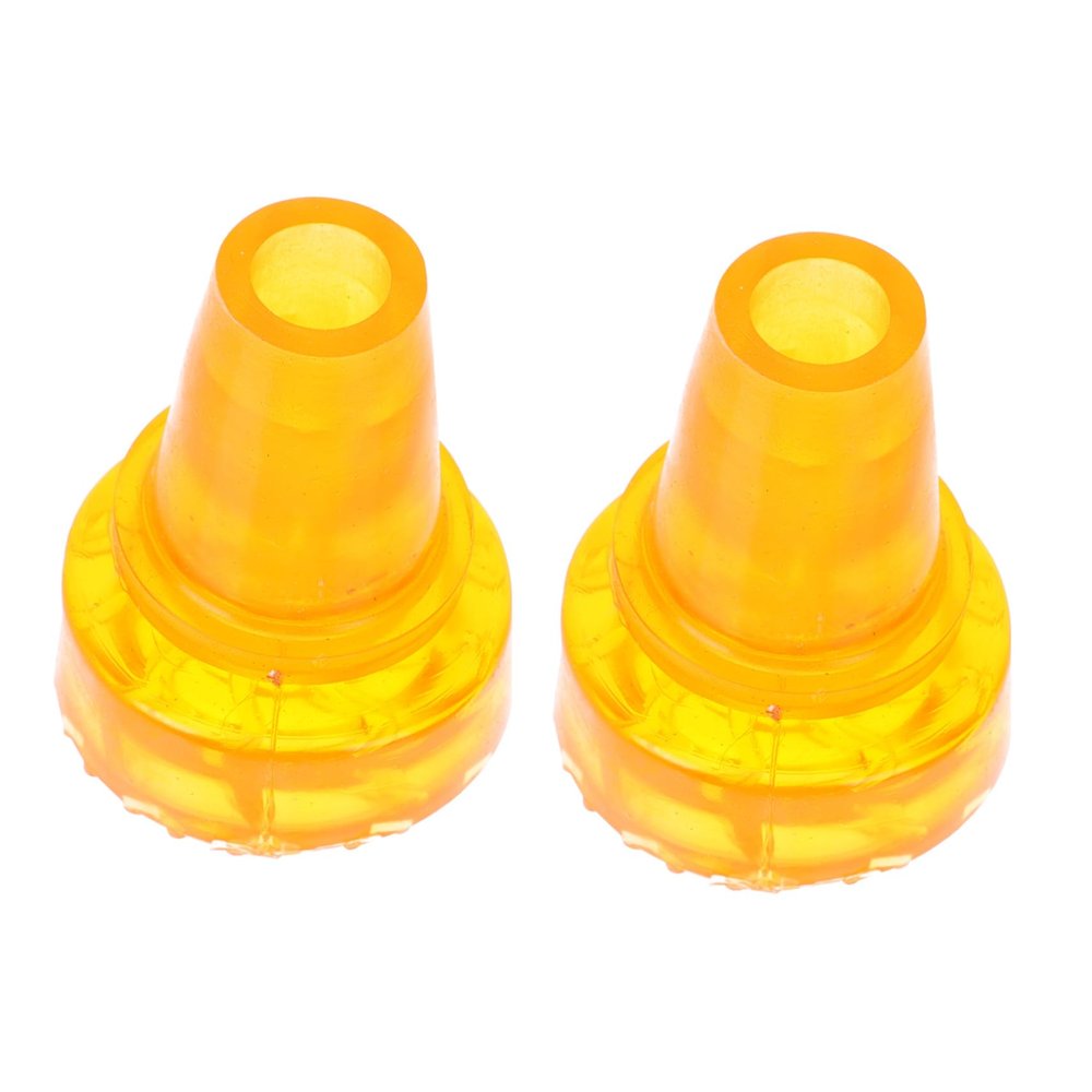ZUNOXAZ 2-Piece Non-Slip Crutch Tips, Durable Wear-Resistant Cane Accessories for Roads and Slopes, Replacement Tips for Seniors