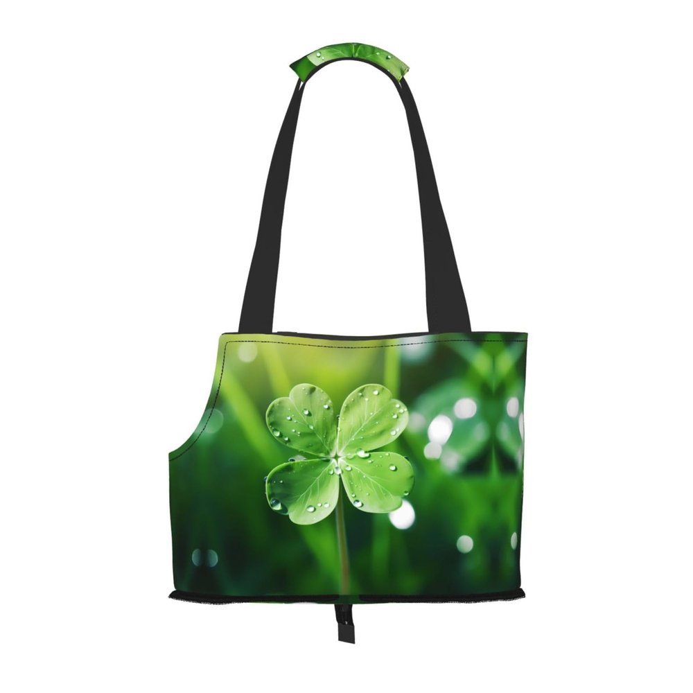 WZYCWB Four-Leaf Clover Lightweight Travel Carrier for Cats and Small Dogs