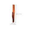 Foldable Travel Comb for Men's Hair and Mustache, Brown Plastic view 2