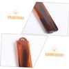 Foldable Travel Comb for Men's Hair and Mustache, Brown Plastic view 3