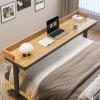 Height-Adjustable Overbed Laptop Table with Wheels view 1