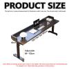 Height-Adjustable Overbed Laptop Table with Wheels view 2