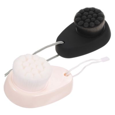 PENIKOKO 2-Pack Double-Sided Facial Cleansing Brushes with Soft Bristles