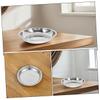 DECOMELODY 2-Piece Shallow Stainless Steel Bowls for Dogs and Cats view 3