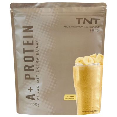 TNT A+ Protein Powder - Vegan - 1 kg - 33 Servings - Banana Flavor