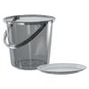 23-Liter Plastic Water Bucket with Handle and Lid view 1