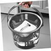 23-Liter Plastic Water Bucket with Handle and Lid view 4
