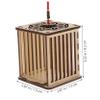 UTHCLO Wooden Grasshopper Cage for Children, Lightweight Transport and Observation Box view 2