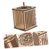 UTHCLO Wooden Grasshopper Cage for Children, Lightweight Transport and Observation Box view 3