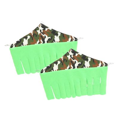 Breathable Cotton Guinea Pig Hideout House, 2 Pieces