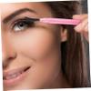 Silicone Eyelash Brushes, 6 Pieces, with Protective Caps, Pink view 4
