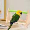 Budgerigar Wooden Perch Training Stand view 2