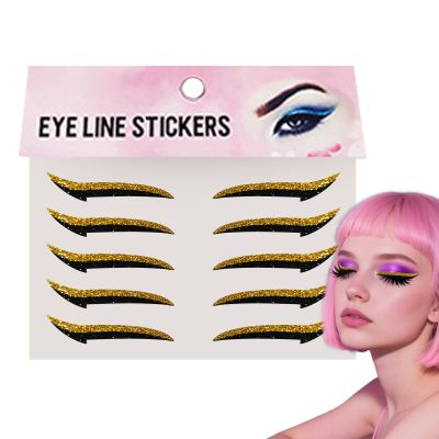 Refillable Eyeliner Stickers, Adhesive Eyeshadow Strips