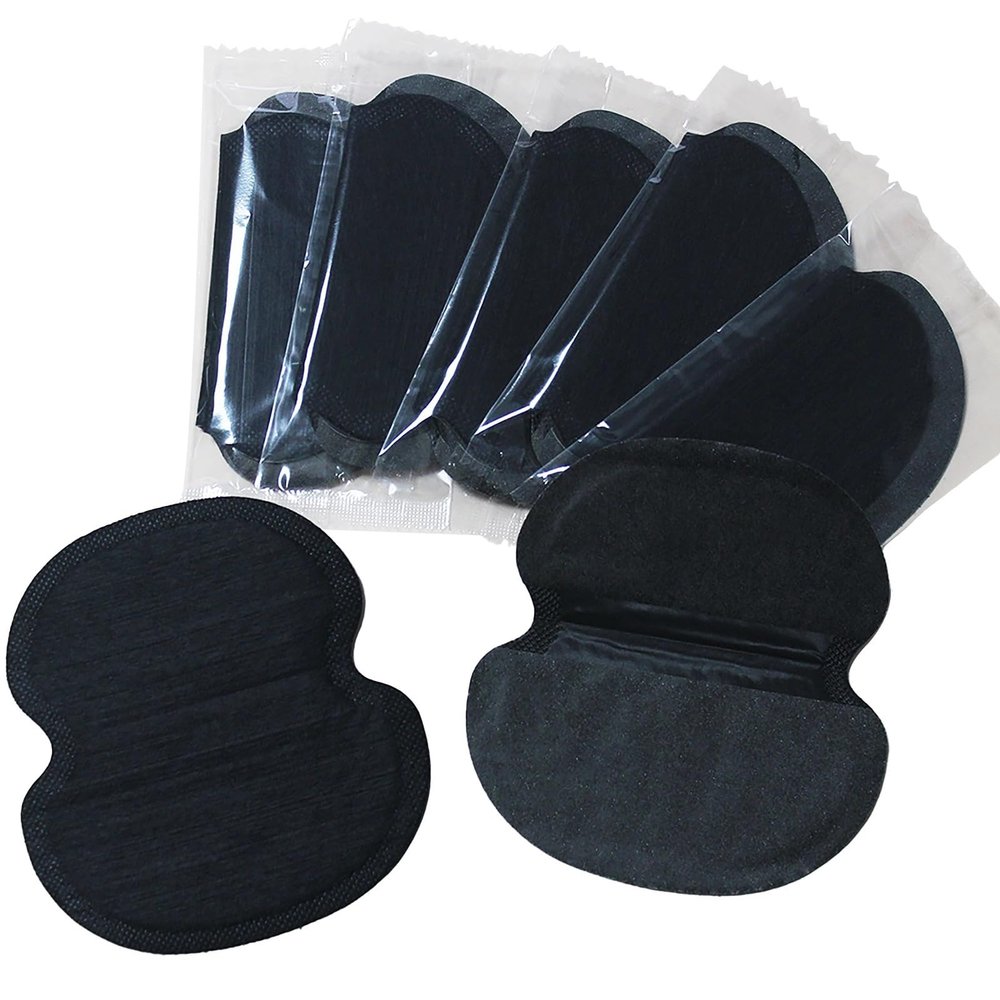 Disposable Underarm Sweat Shields, Strong Adhesive, 11.9 x 10.9 cm, 100 Count